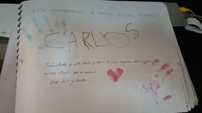 Libro de firmas ( ideas para las futuras parejas) - 1
