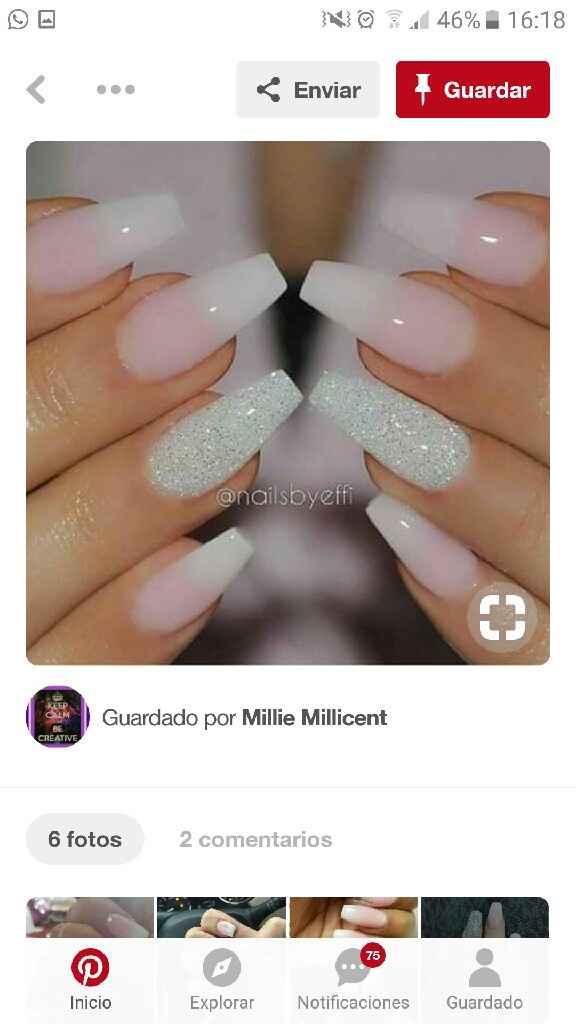 Manicura dia boda - 2