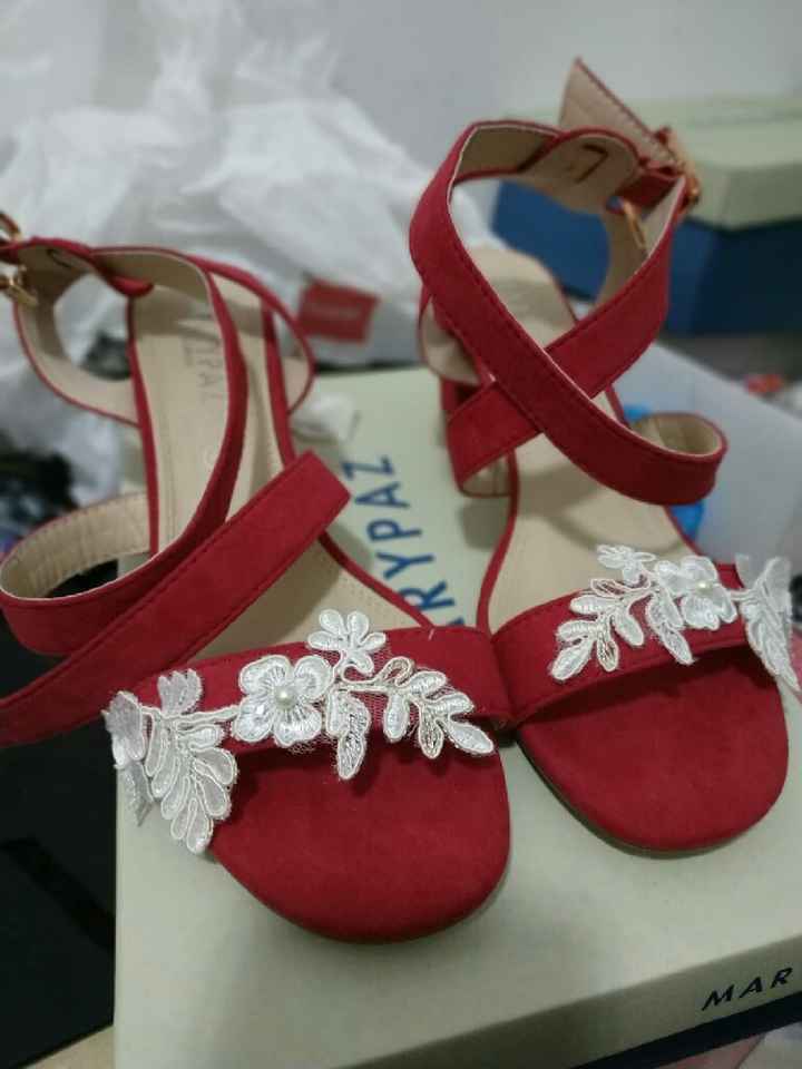 Tuneo de los zapatos de novia. - 2