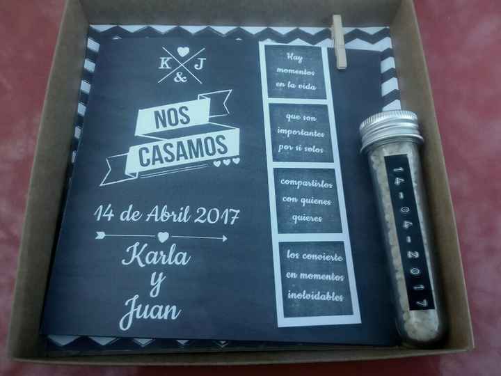 Invitaciones con caja e infantiles - 3
