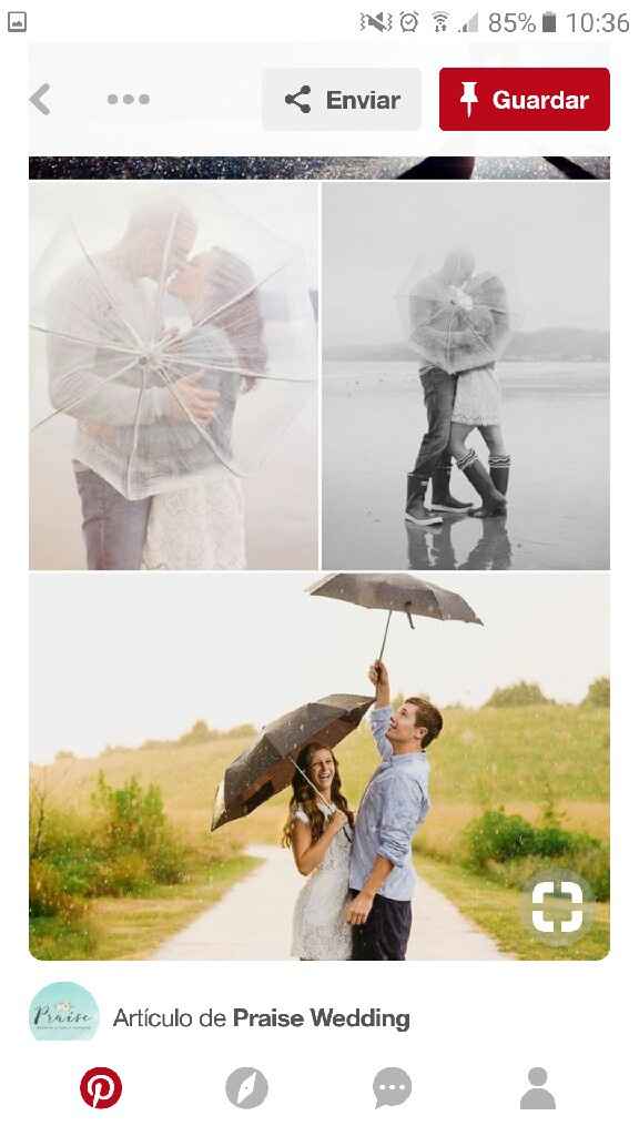 ¿hacer vídeo de la pre boda con lluvia? - 2