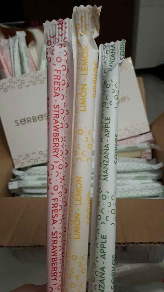 Pajitas comestibles - 2