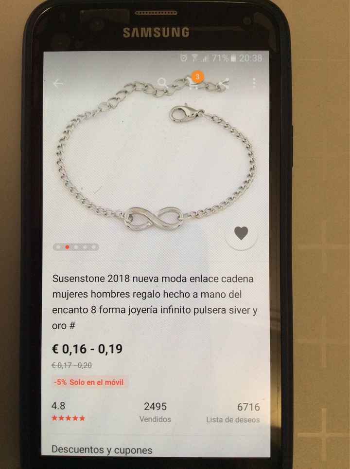Pulseras damas de honor - 1