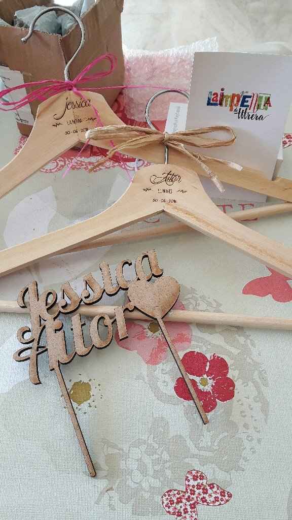 Mis perchas y toppers de boda - 8