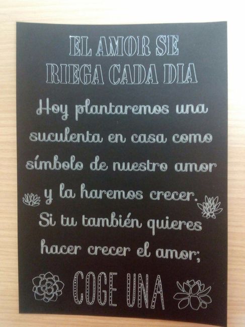 Cartel suculentas