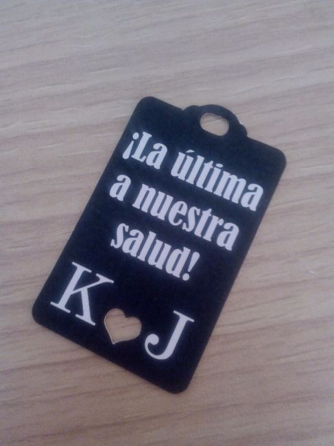 Etiquetas de las copas