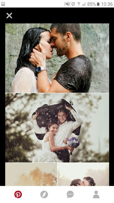 ¿hacer vídeo de la pre boda con lluvia? - 1