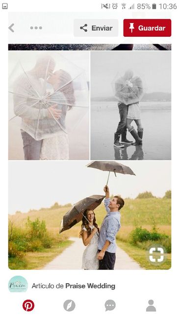 ¿hacer vídeo de la pre boda con lluvia? - 2