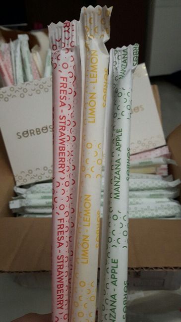 Pajitas comestibles - 2