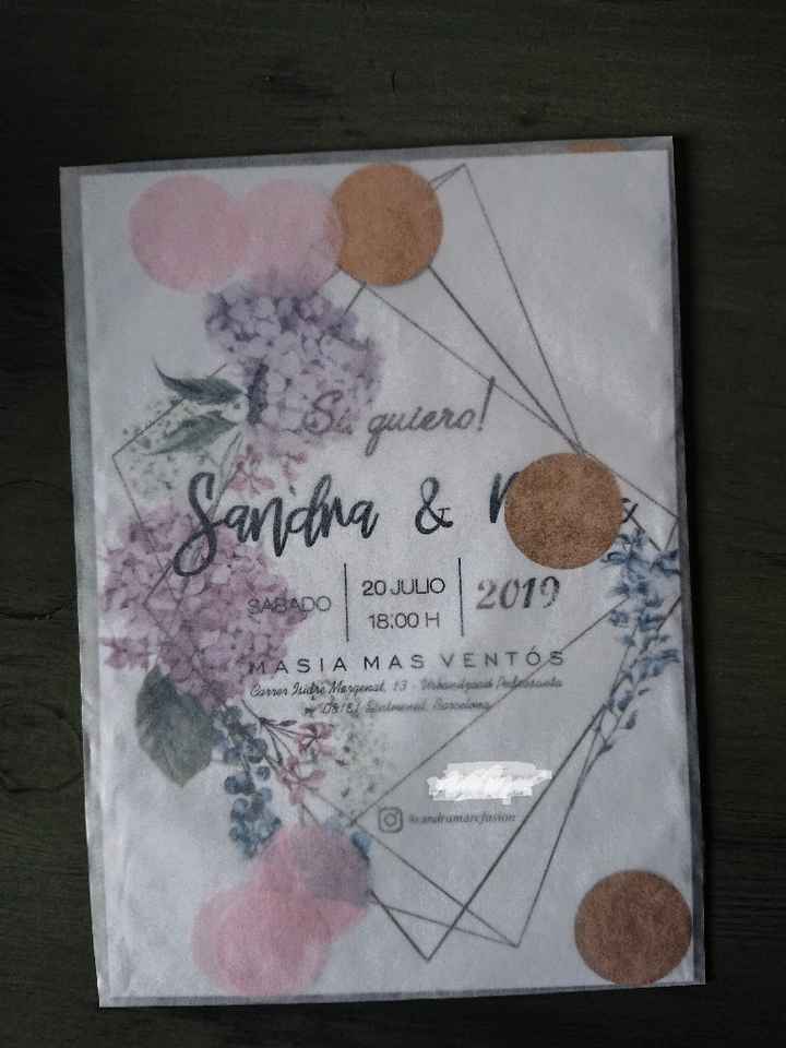 Nuestra invitación. - 2