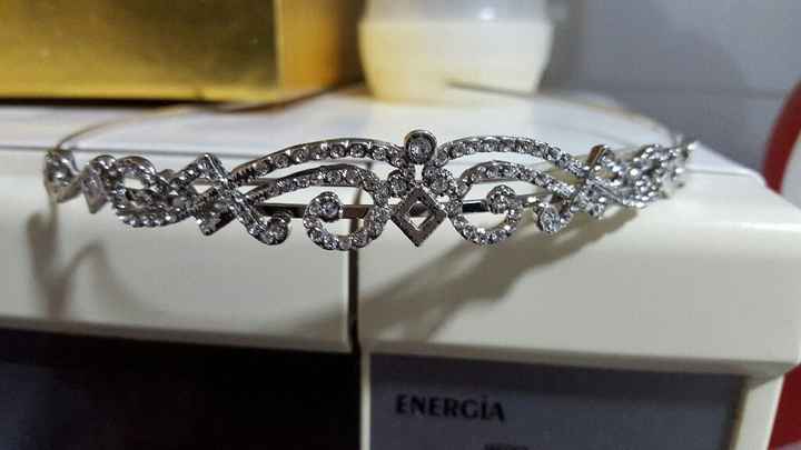 Pendientes  y tiara - 1