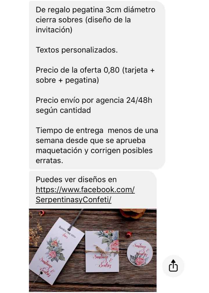 Invitaciones oferta!!! - 2