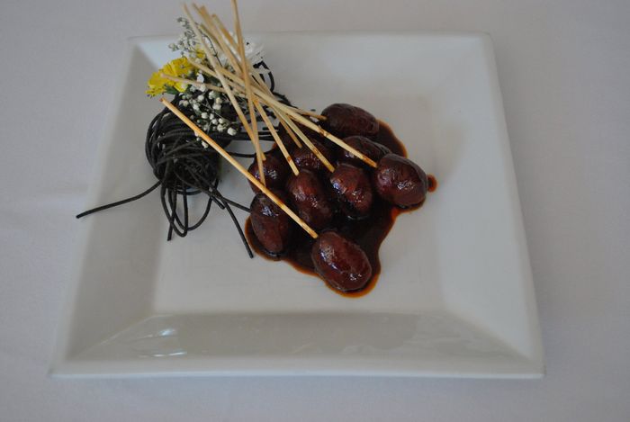 Chorizo cantimpalo con miel
