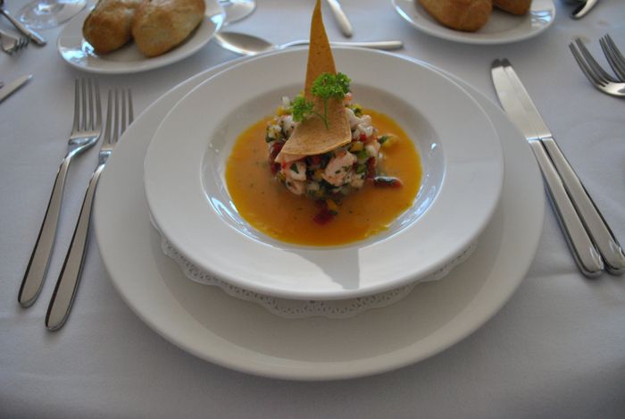ceviche de langostinos