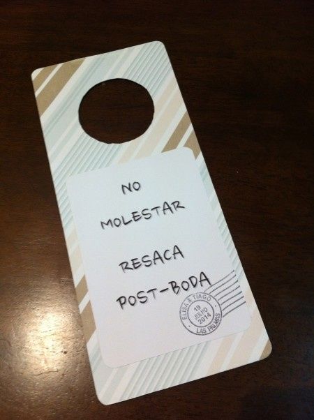 Tarjeta acabada