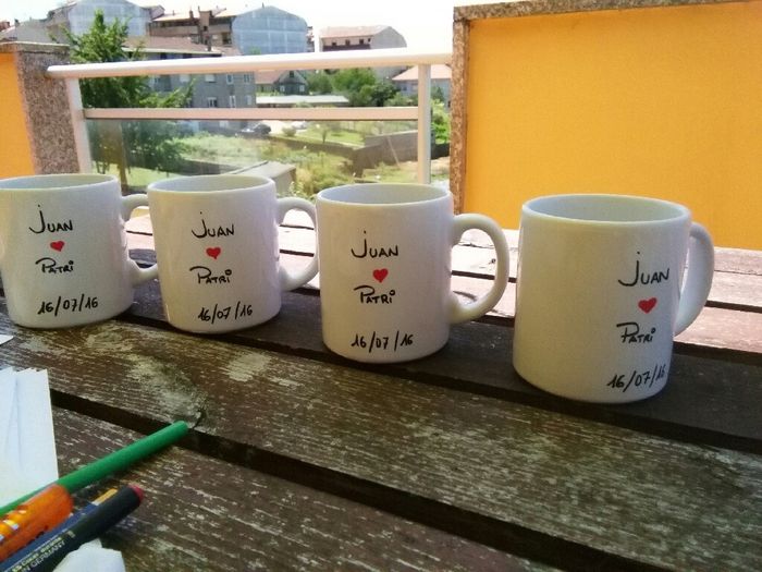 Tazas personalizadas para invitados - 2