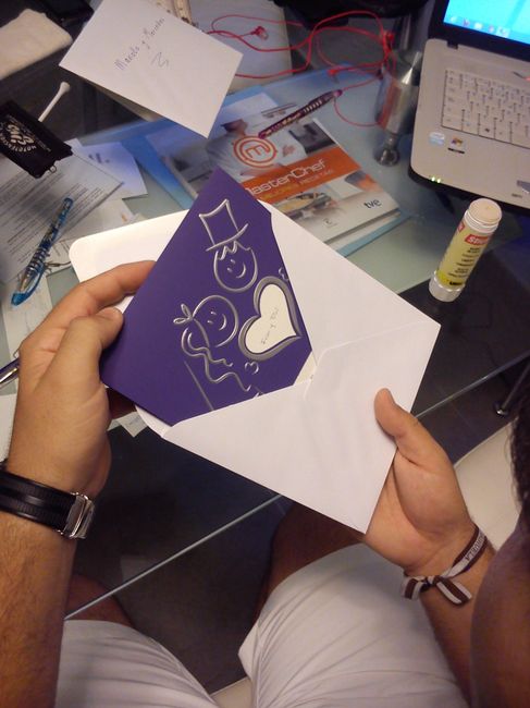 Invitación de boda.