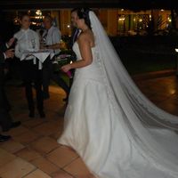 Mi velo de novia.
