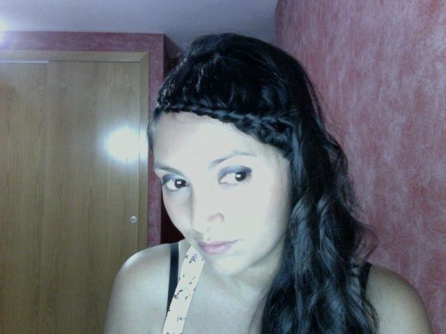 trenza flequillo invertida