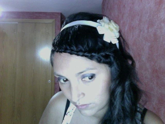trenza flequillo invertida