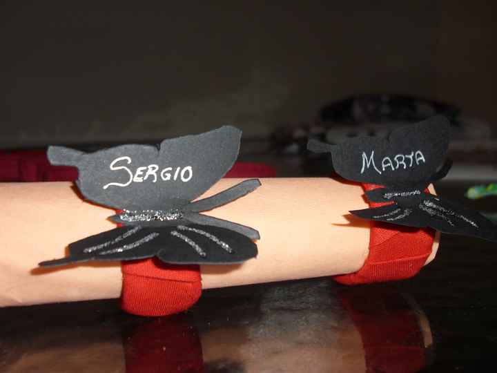 Servilleteros mariposa