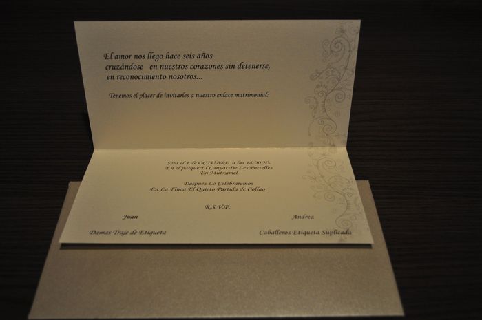INVITACION DE BODA CLASICA