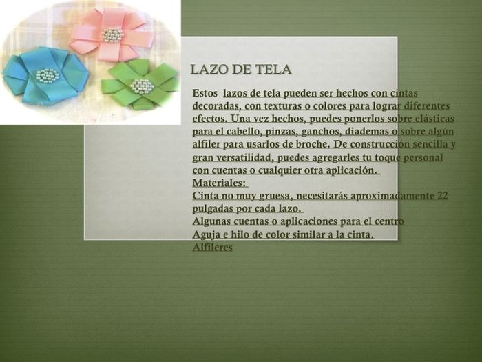 lazo de tela