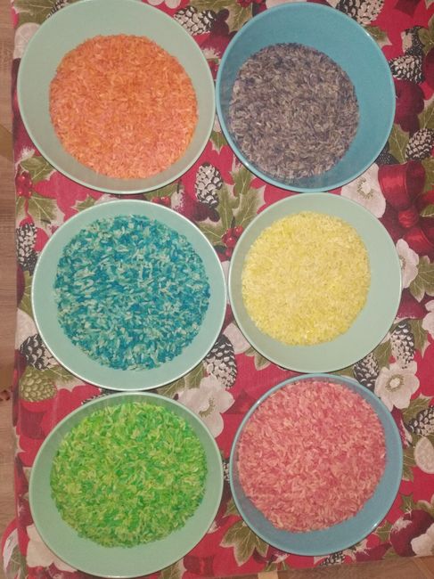 Arroz de colores 1