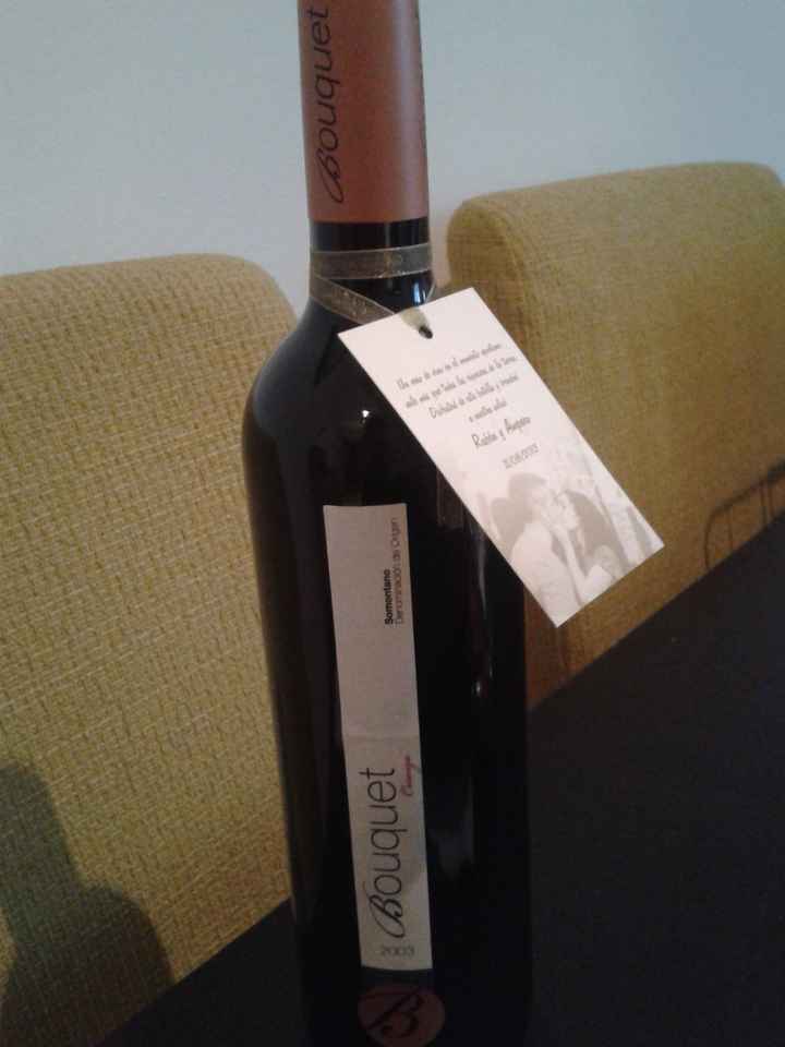 Botella de vino Somontano