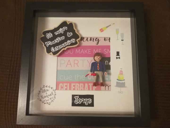  Regalo maestro de ceremonias: cuadro Play mobil - 1