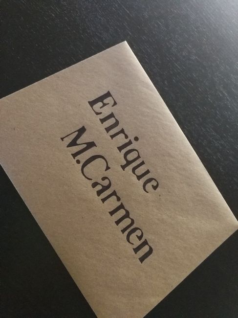  Hay poner los nombres de  los invitados en tarjeta invitación - 1