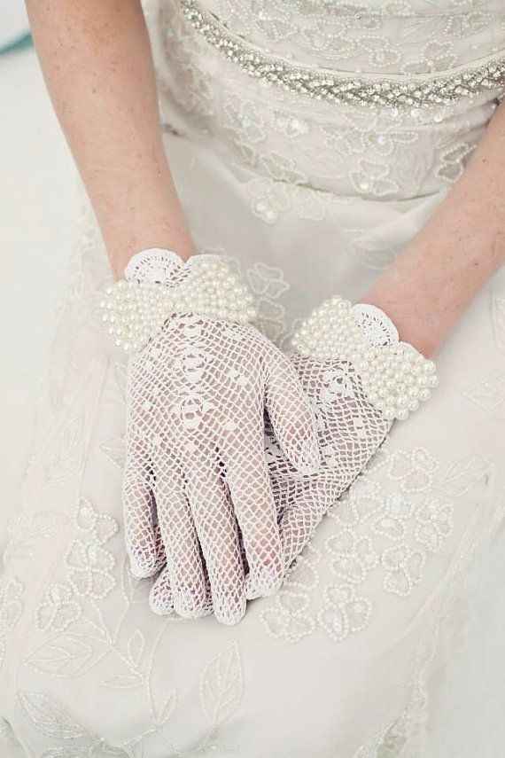 guantes novia 