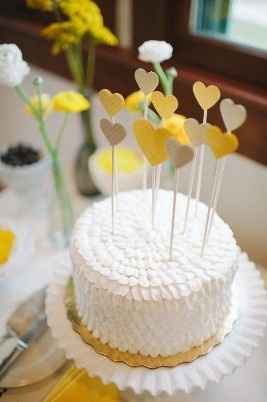 Destalles para una boda de color amarillo