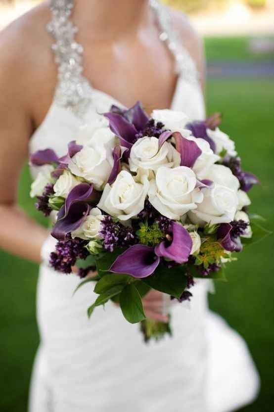 Boda con detalles morado 