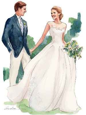 Ilustraciones de boda 