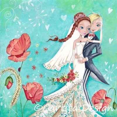 Ilustraciones de boda 