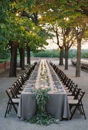 Detalles de boda gris