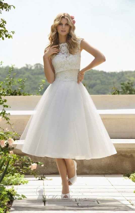 10. Top 10 vestidos cortos para novia 