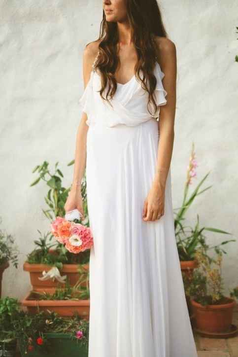 Vestidos sencillos de novia