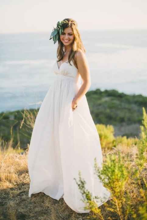 Vestidos sencillos de novia