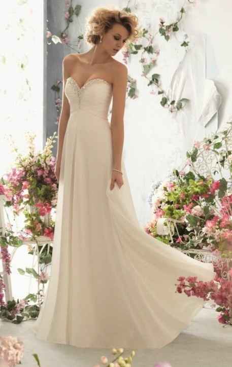 Vestidos sencillos de novia