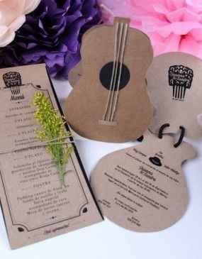 invitaciones de estilo flamenco