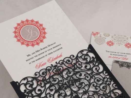 invitaciones de estilo flamenco