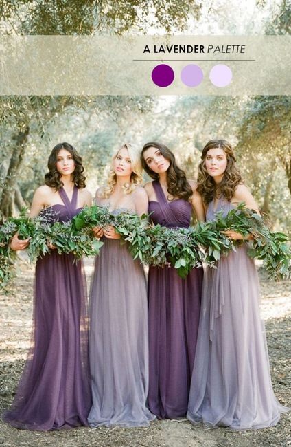 Bodas de colores: morado. 7