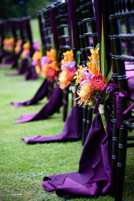 Bodas de colores: morado. 12