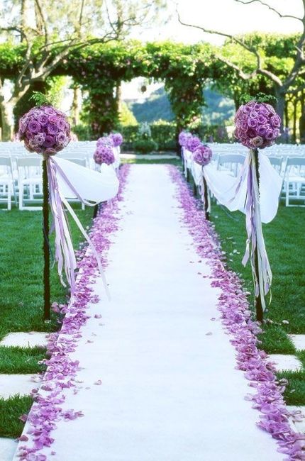 Bodas de colores: morado. 13