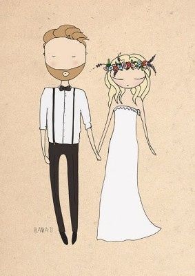 Ilustraciones de boda