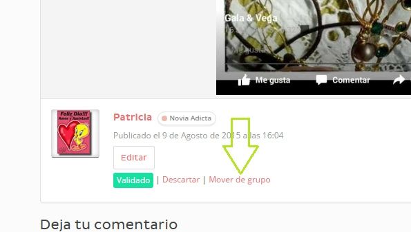mover grupo