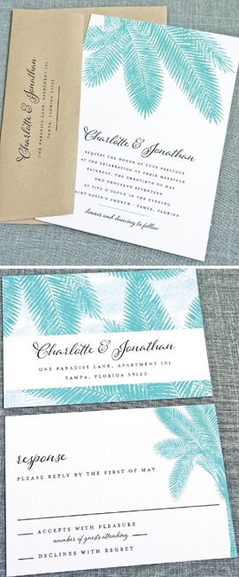 10 invitaciones sencillas