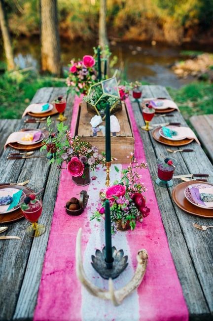 banquete boho 